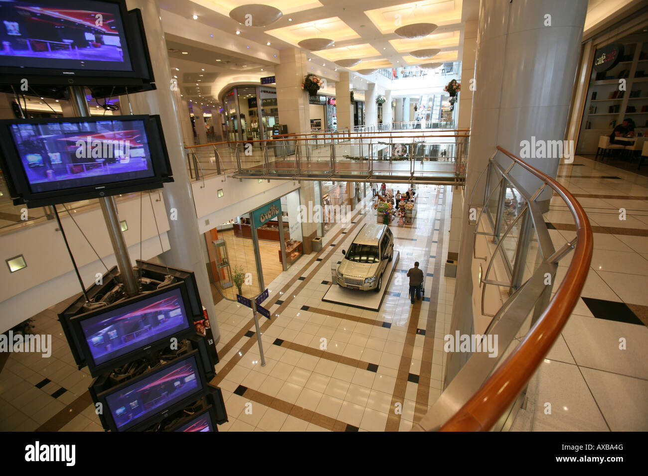 shopping mall in sofia, bulgaria Stock Photo