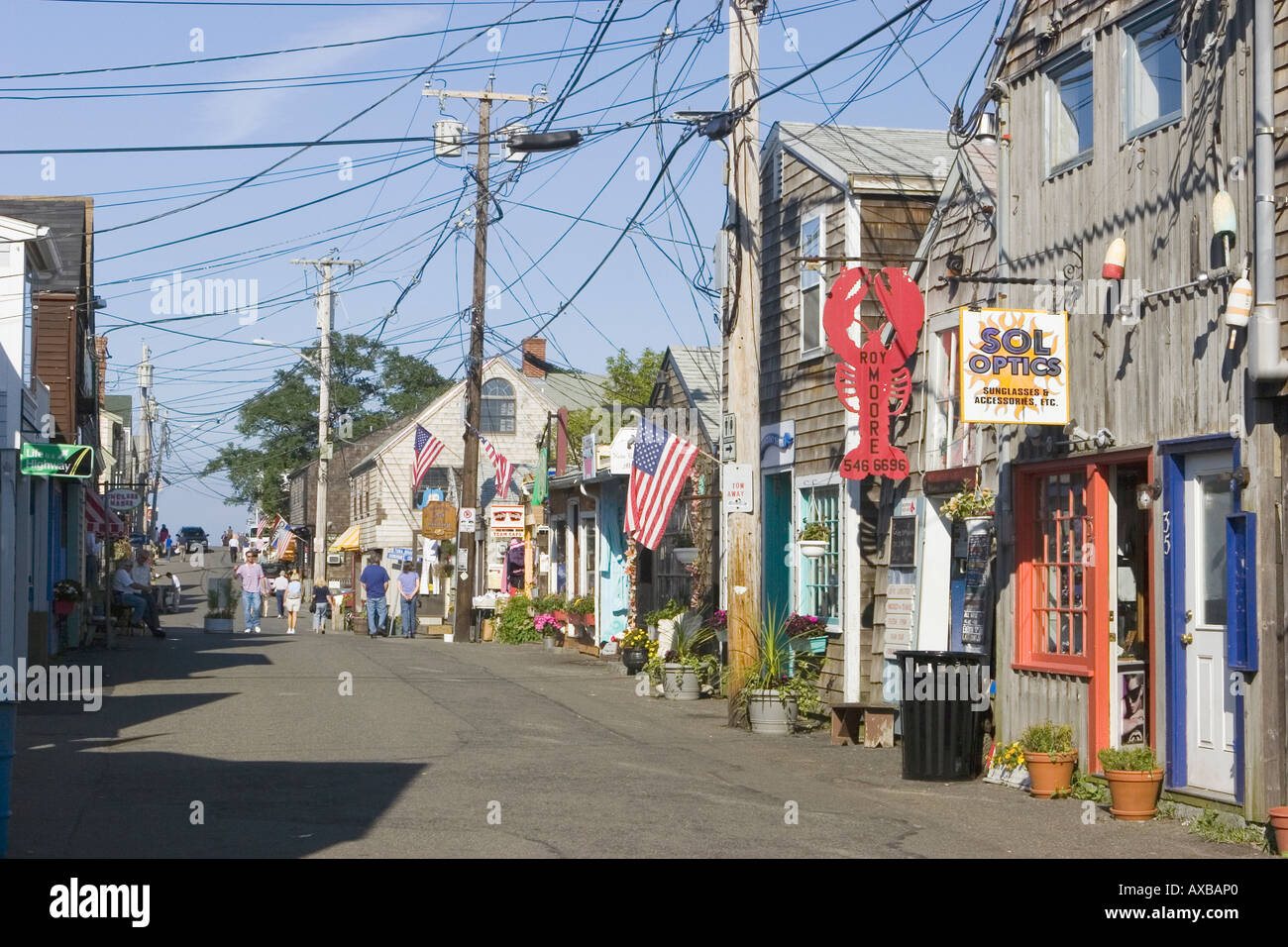 Bearskin Neck Rockport Massachusetts Stock Photo Alamy