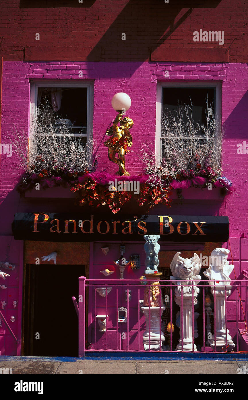 Shop Pandora´s Box, SoHo, Prince Street, Manhattan NYC, USA Stock Photo -  Alamy