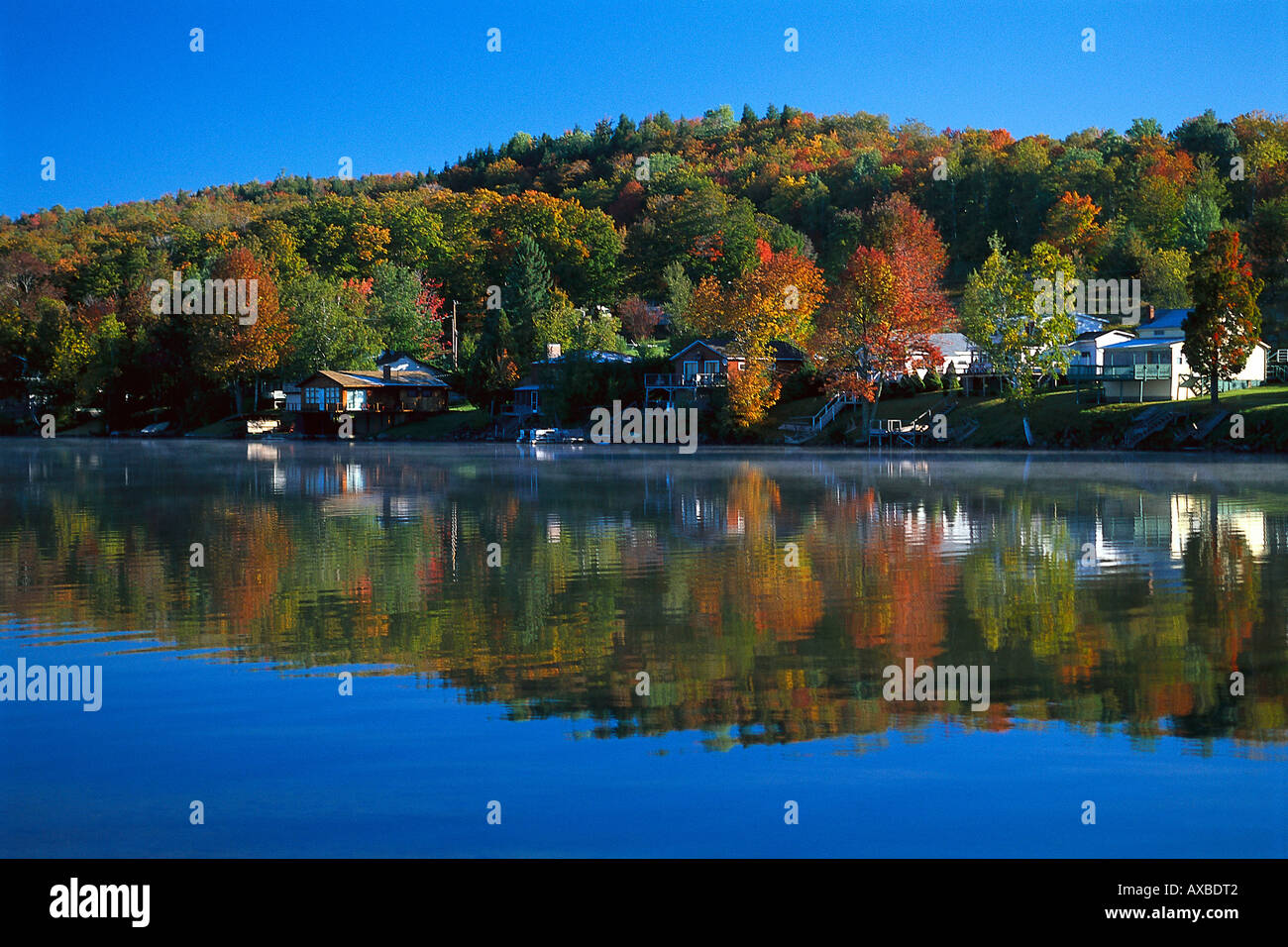Lake Elmor near Stowe, Vermont USA Stock Photo