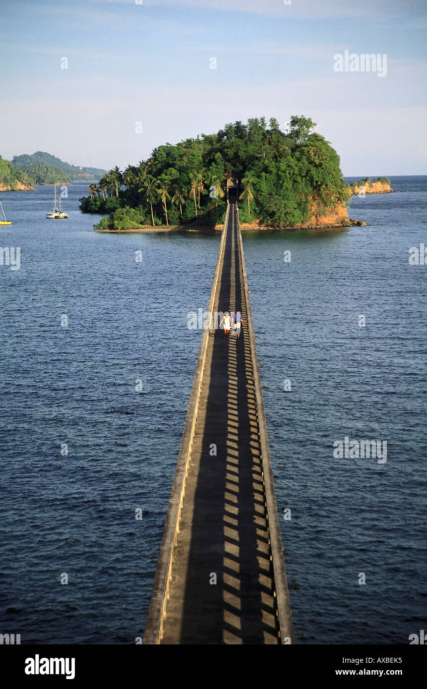 Bridge, Anadel, Samana, Dominikanische Republik Karibik Stock Photo