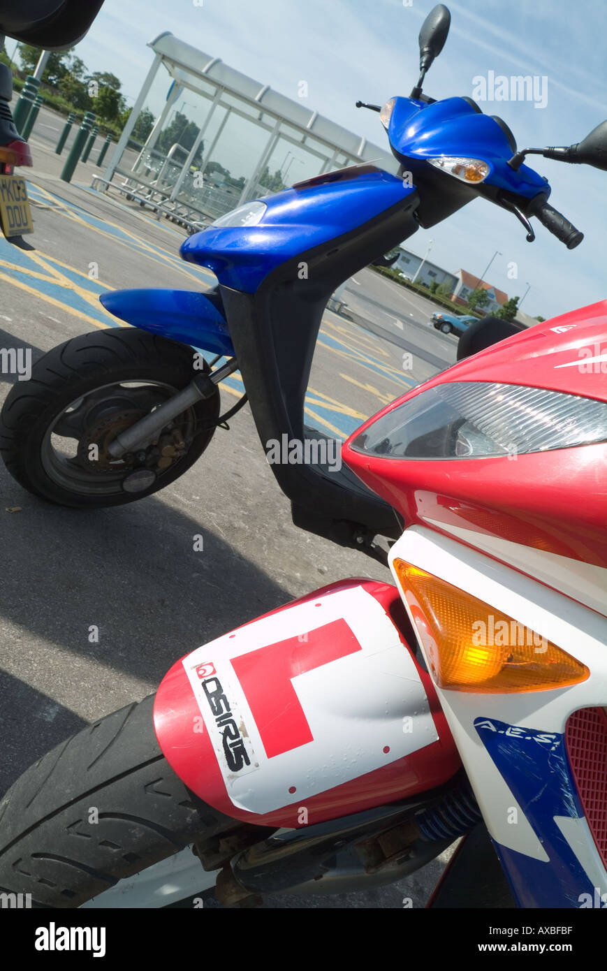 moped bike cycle motor commute travel transport L plate learner crash accident young person city