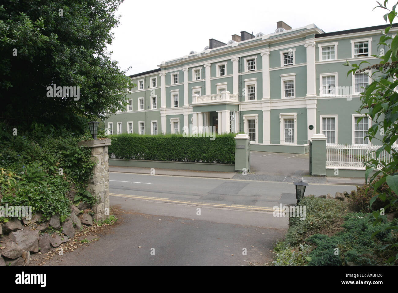 Regency style architecture in Great Malvern Worcestershire Stock Photo