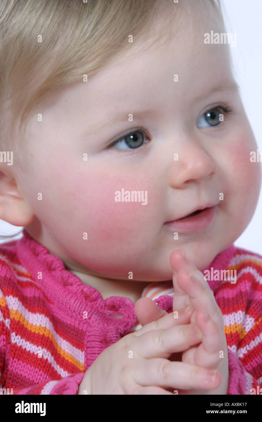 cute healthy baby girl