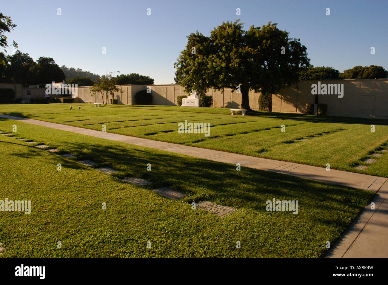 Forest Lawn Cemetery Los Angeles California USA Stock Photo