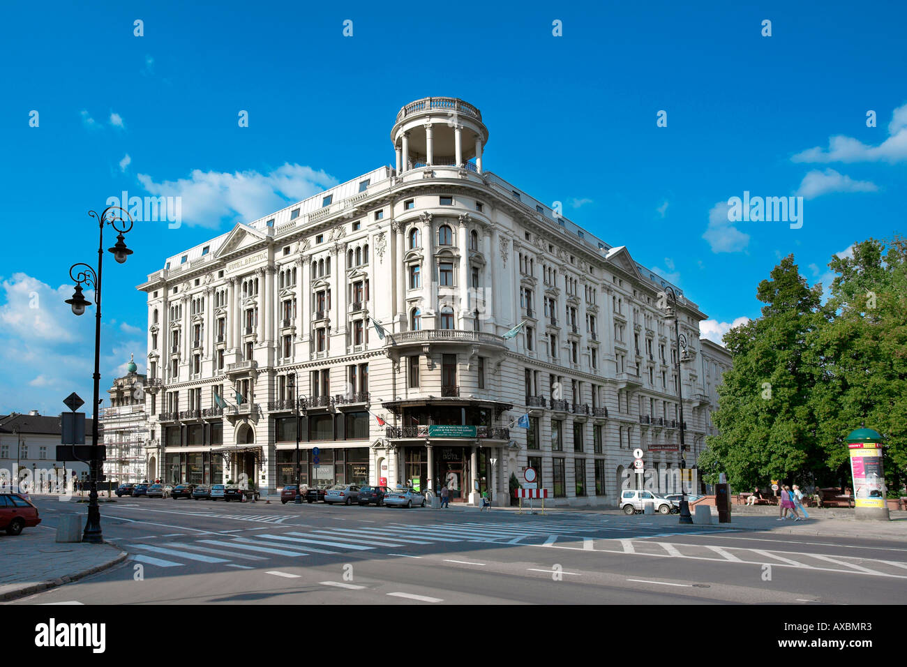 The Bristol Hotel, Warsaw, Poland Stock Photo Alamy