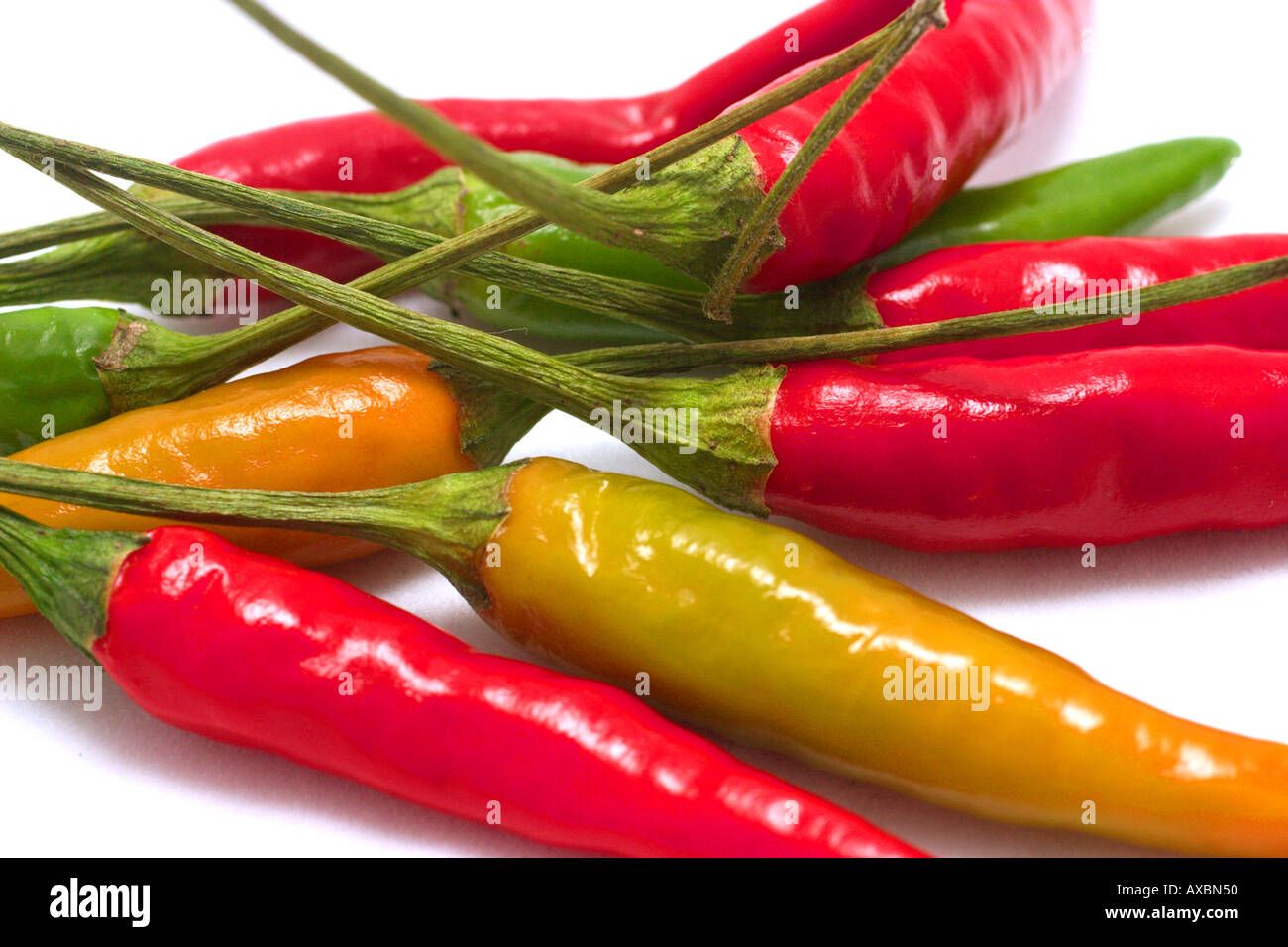 Close up of a still life of chillies Stock Photo - Alamy