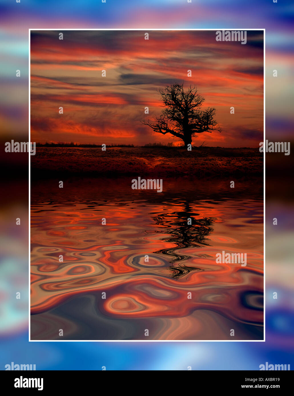 Magical silhouette poster hi-res stock photography and images - Alamy