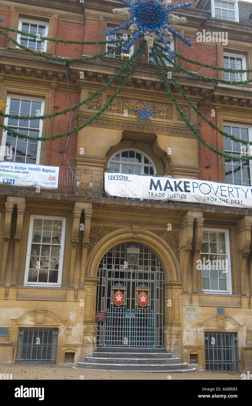 Leicester Town Hall Stock Photo Alamy