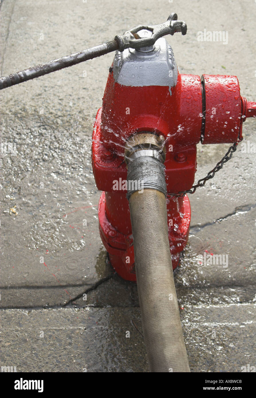 Hoses fire hydrant hi-res stock photography and images - Alamy
