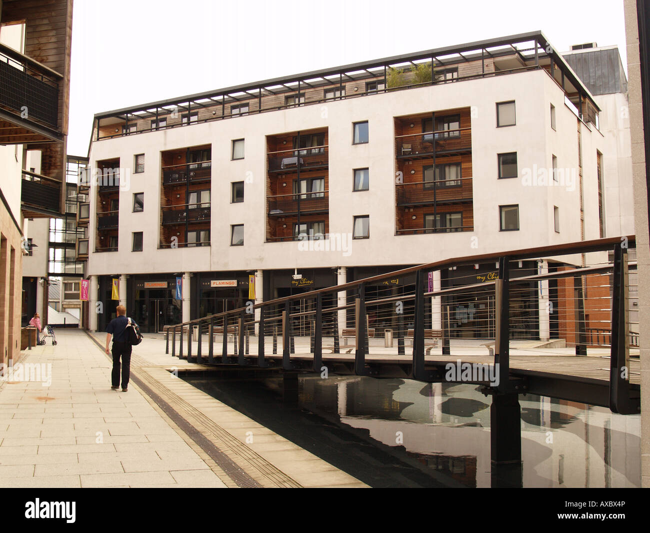 modern city offices centre building architecture priory place coventry midlands uk Stock Photo