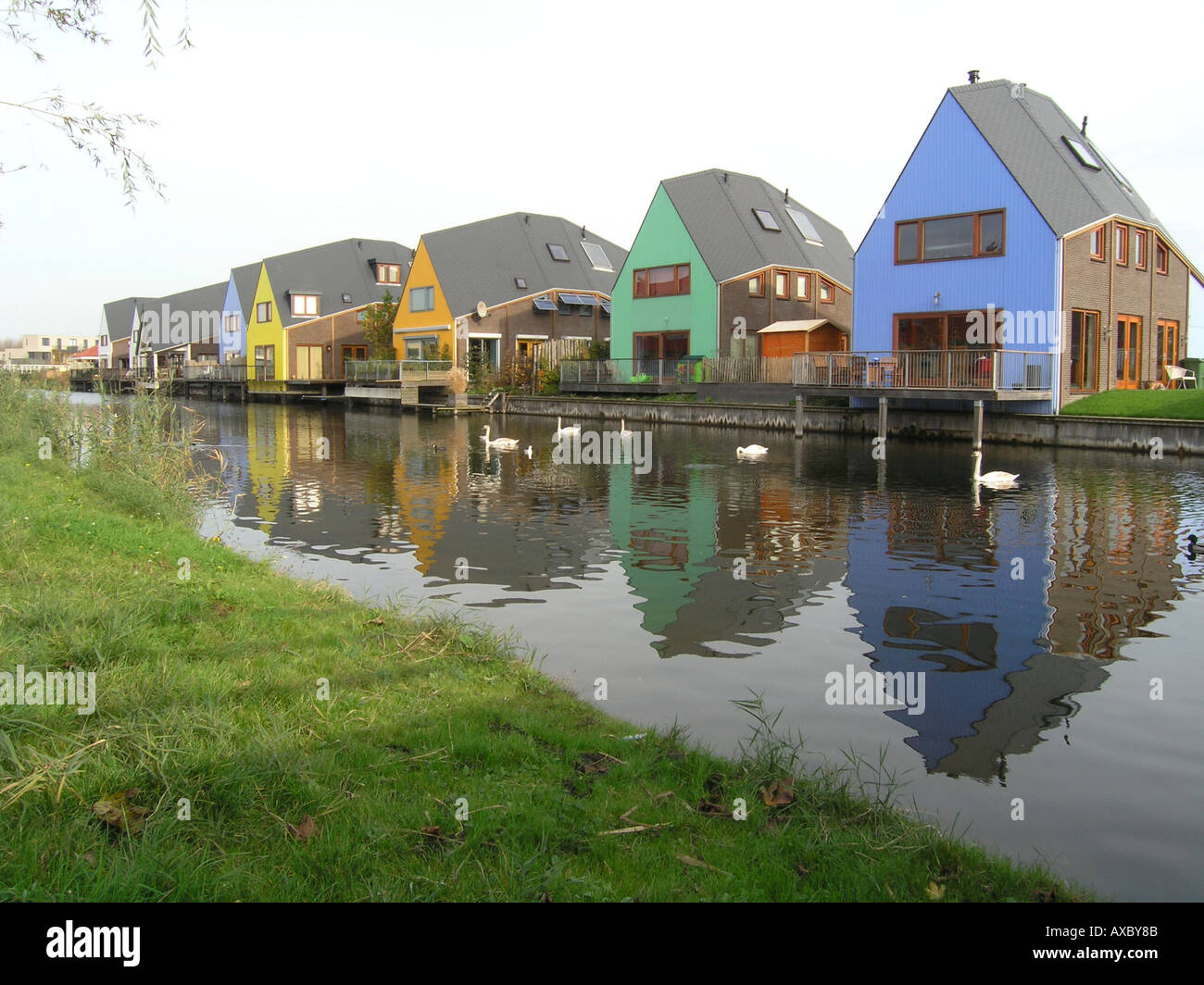 Residential homes in Almere Buiten Netherlands Stock Photo Alamy
