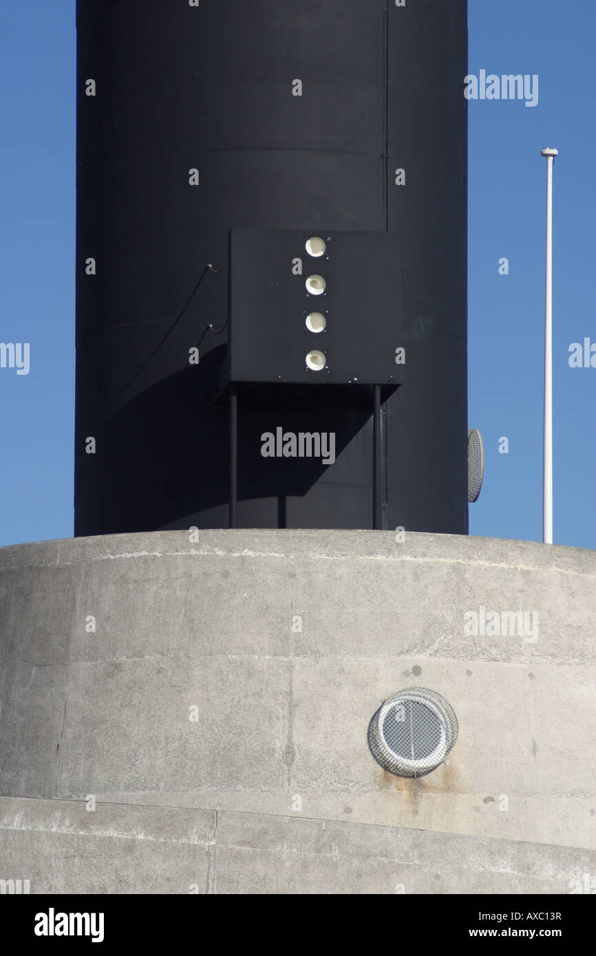 black white central area vents windows lighthouse dungeness beach kent
