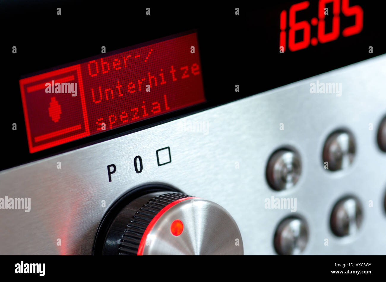 oven with display top / bottom heat special Stock Photo Alamy