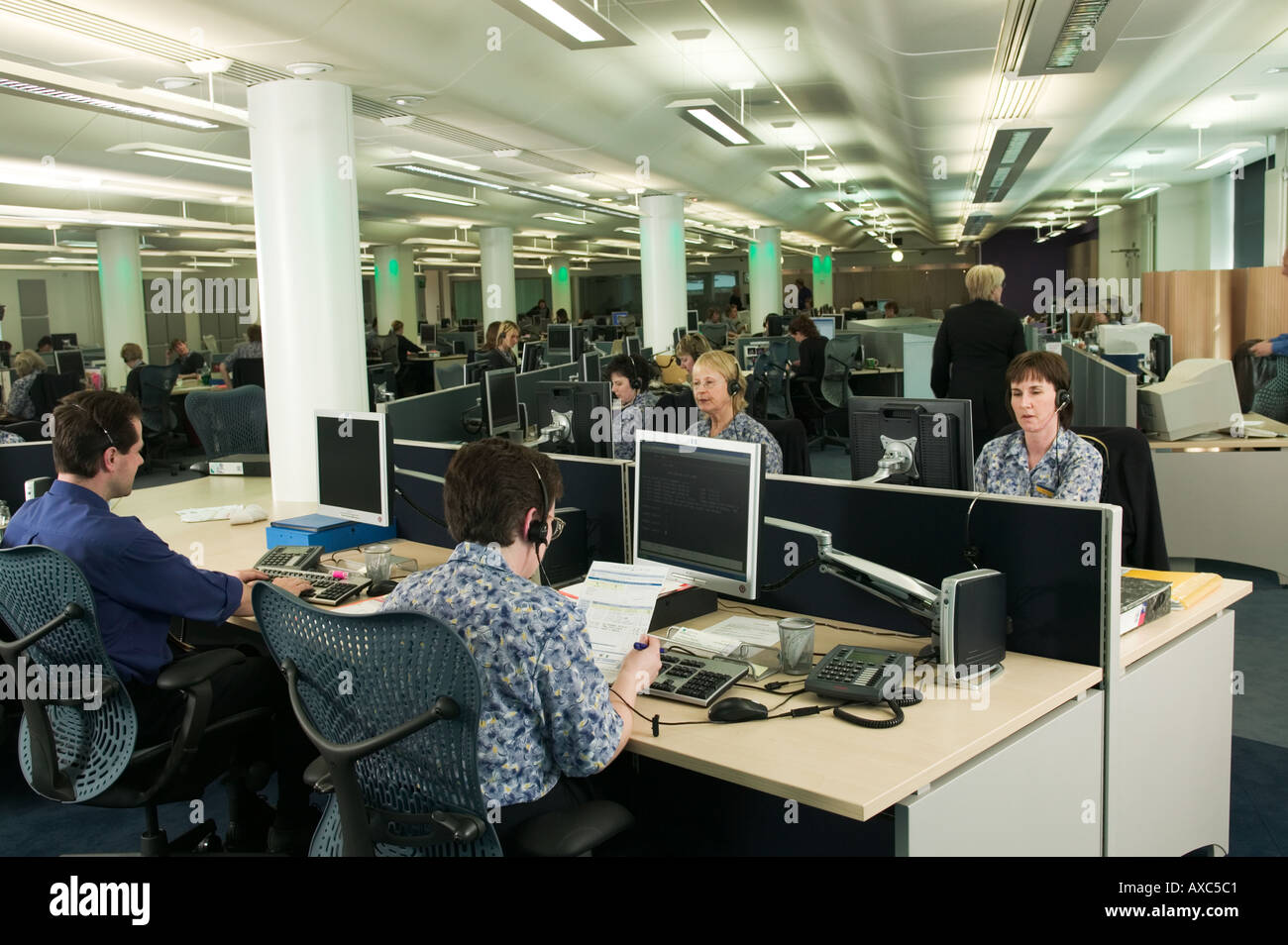 Call centre operator in new call centre Lakeland Limited Windermere