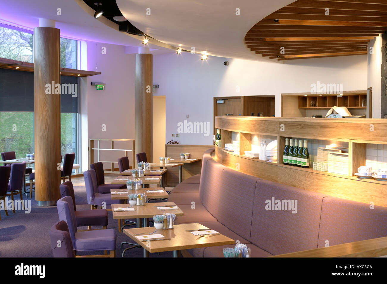 First Floor cafe at the new Windermere store Stock Photo Alamy
