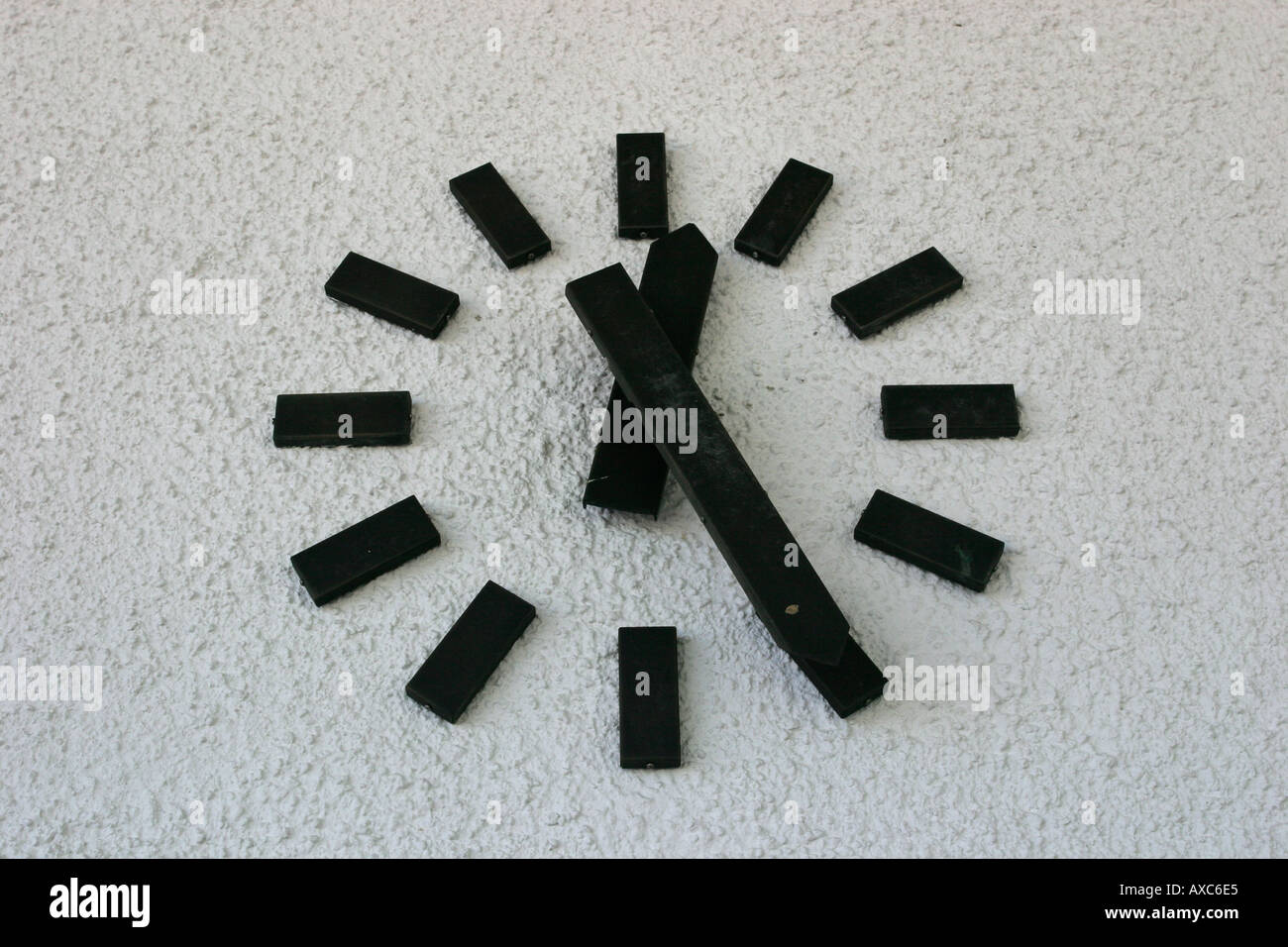 clock on a wall Stock Photo