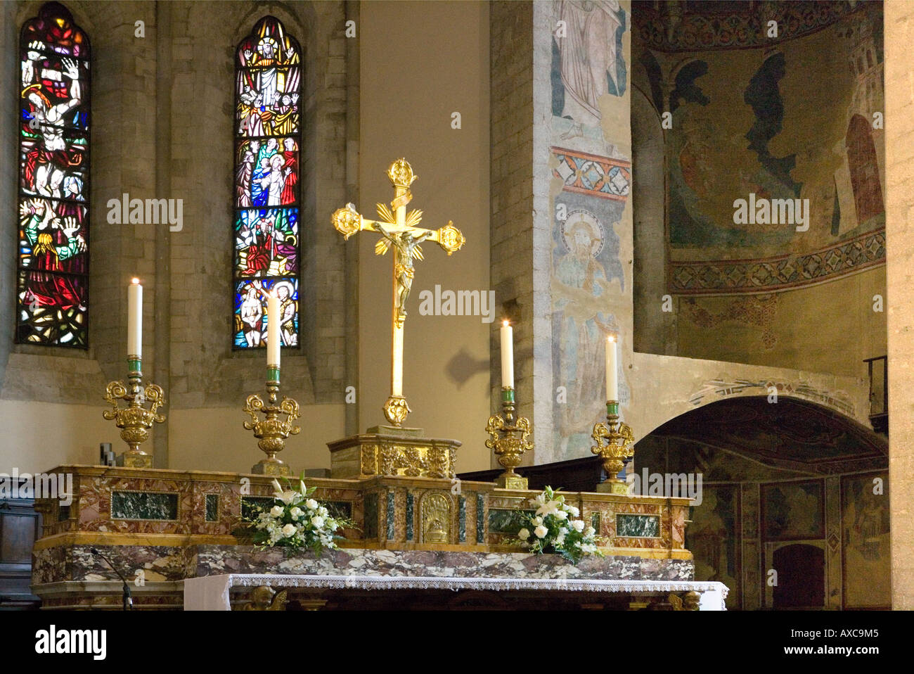 Church of San Francesco Gubbio Umbria Italy Stock Photo