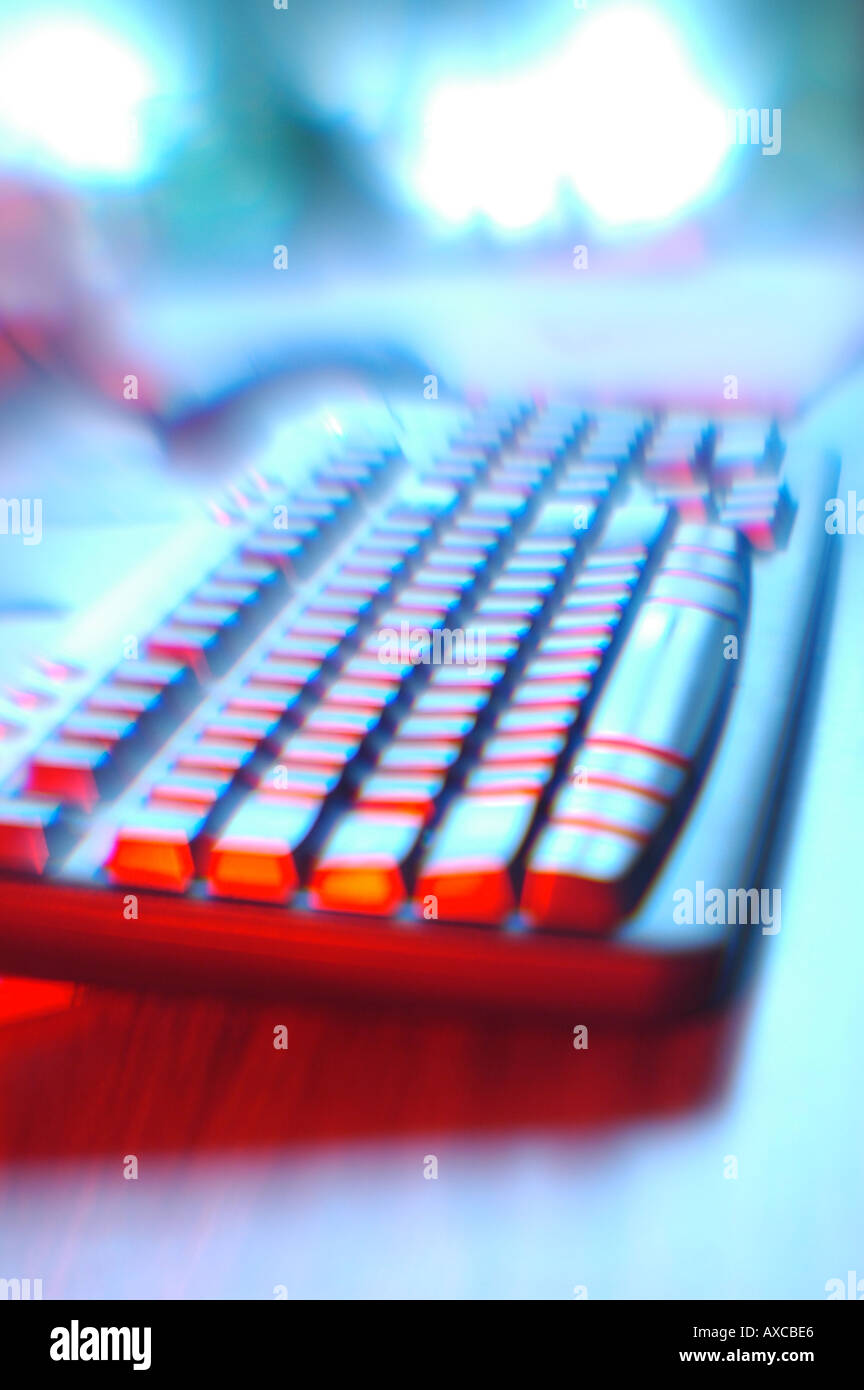 Office work computer keyboard Stock Photo - Alamy