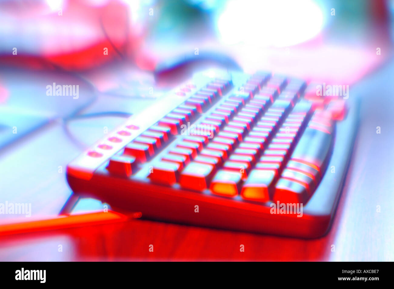 Office work computer keyboard Stock Photo - Alamy