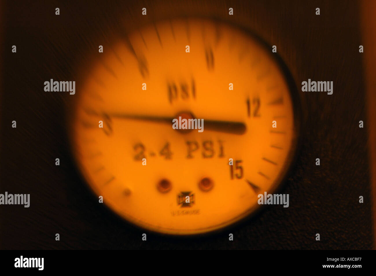 High Pressure gauge needle rising concept Stock Photo Alamy