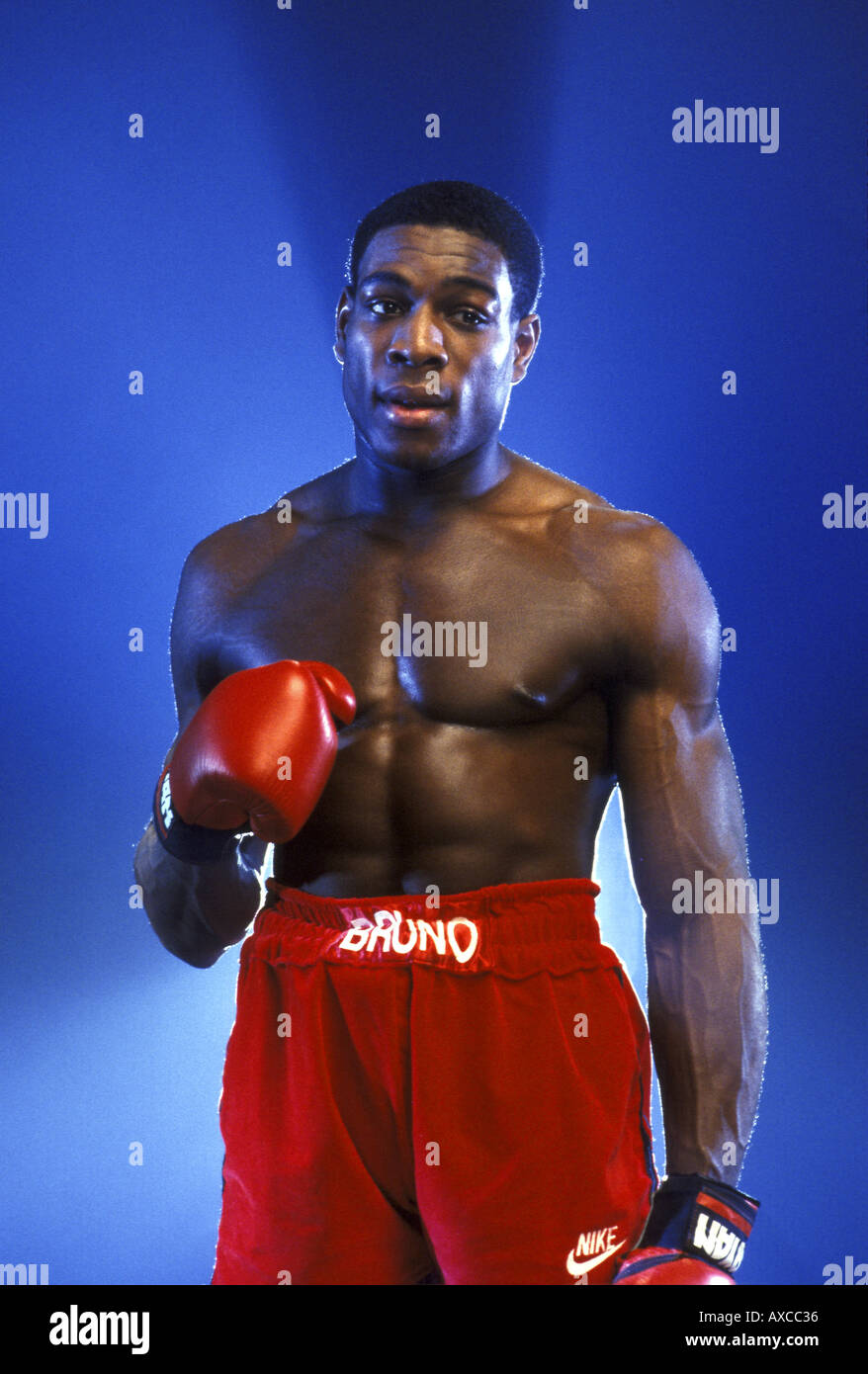 Frank Bruno boxer PER0008 Stock Photo