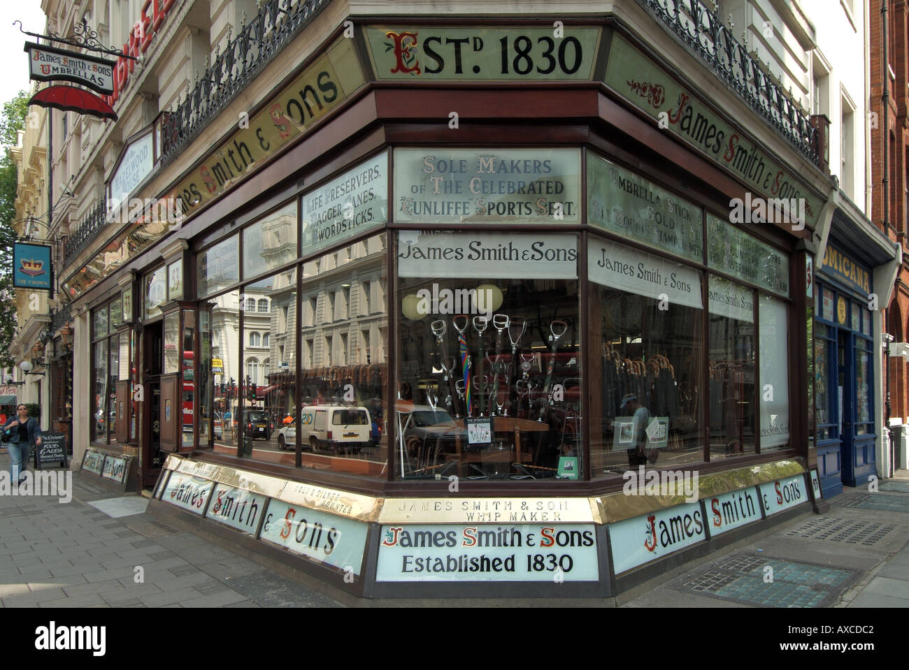 Holborn James Smith Sons old style shop famous for its umbrella Stock Photo 1756609 Alamy