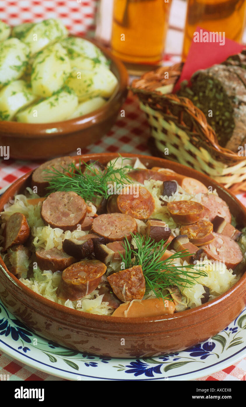 Germany food Sauerkraut Stock Photo Alamy