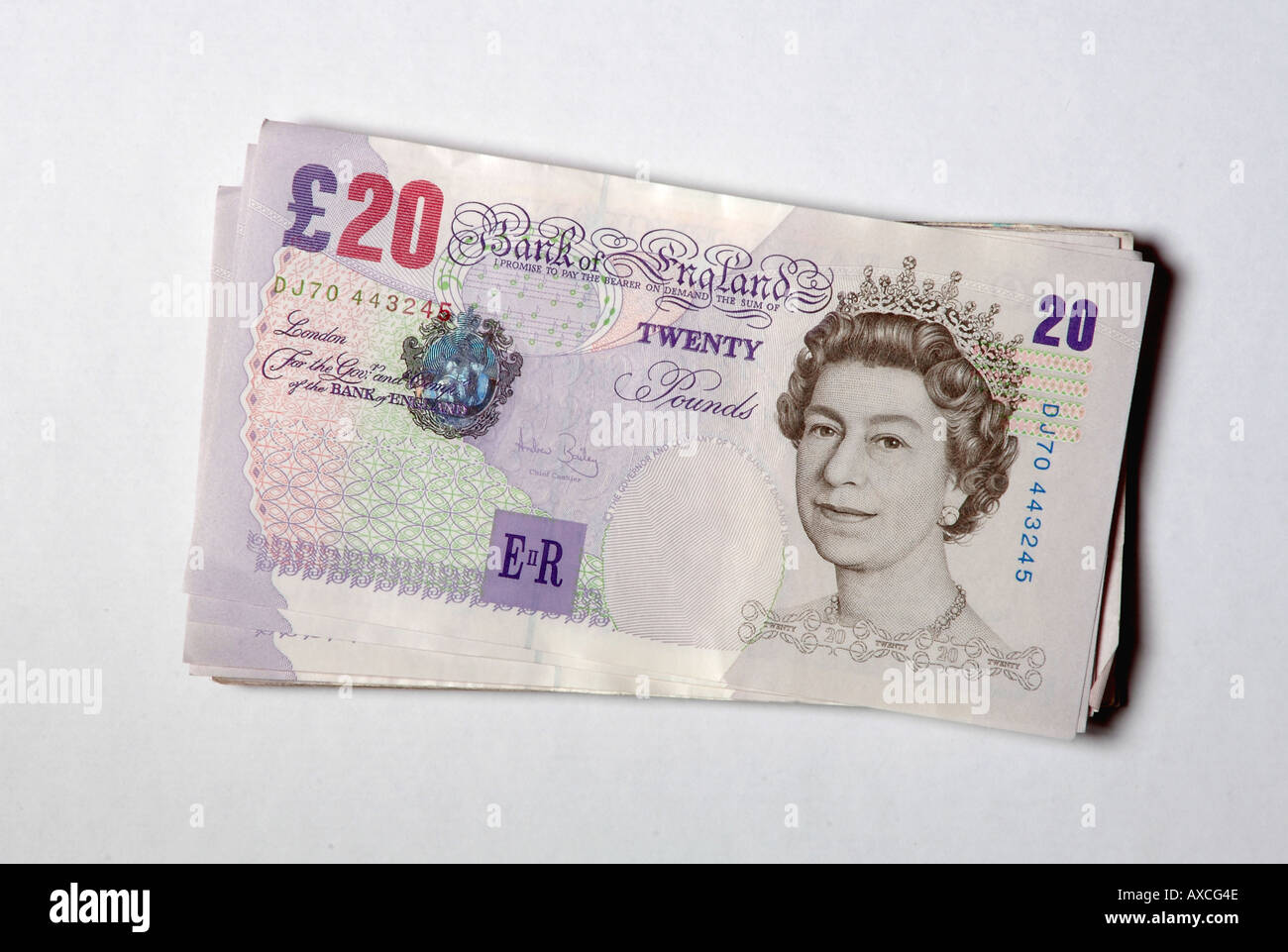 cash £20 notes Stock Photo - Alamy