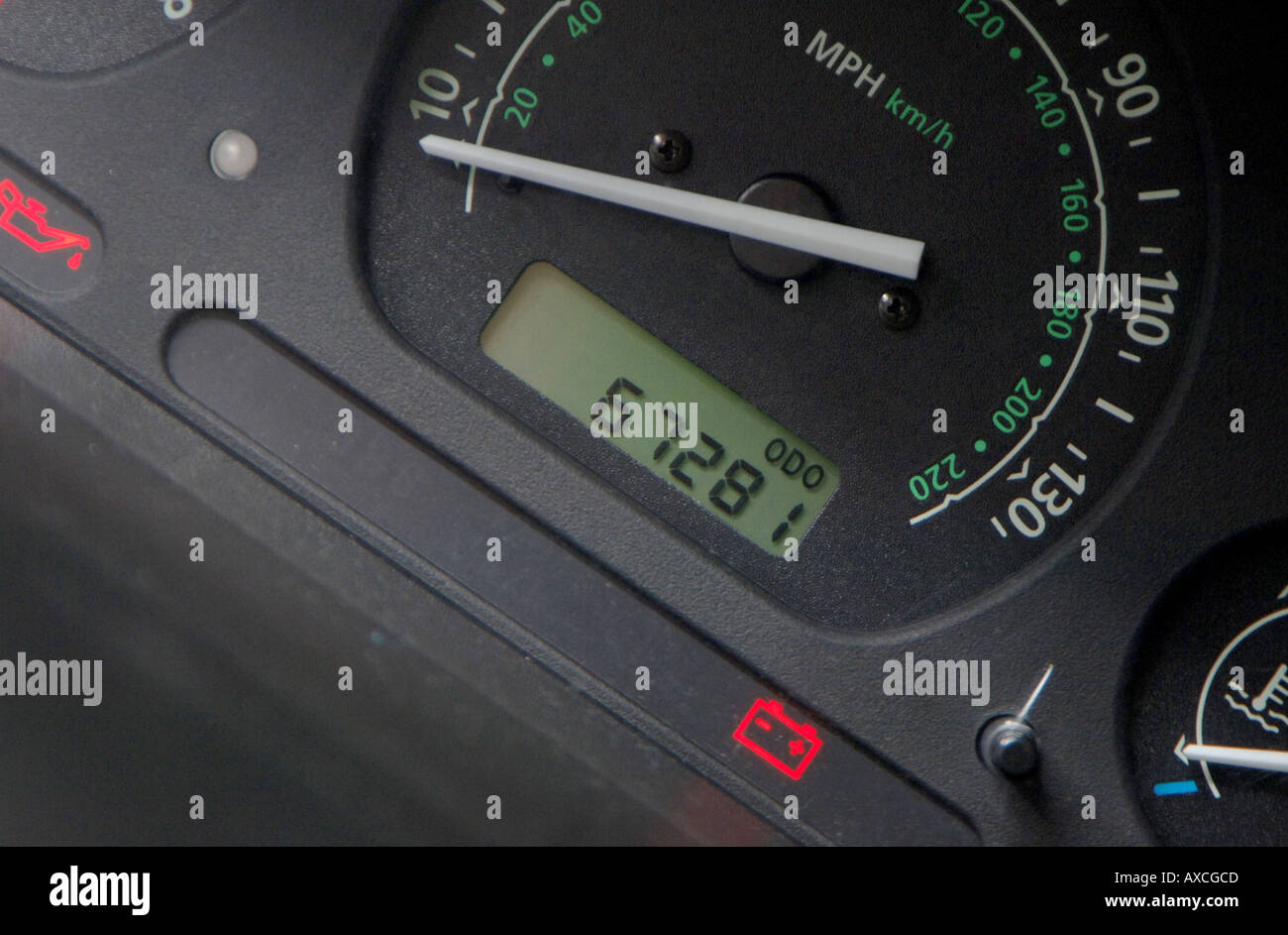 speedometer and odometer Stock Photo Alamy