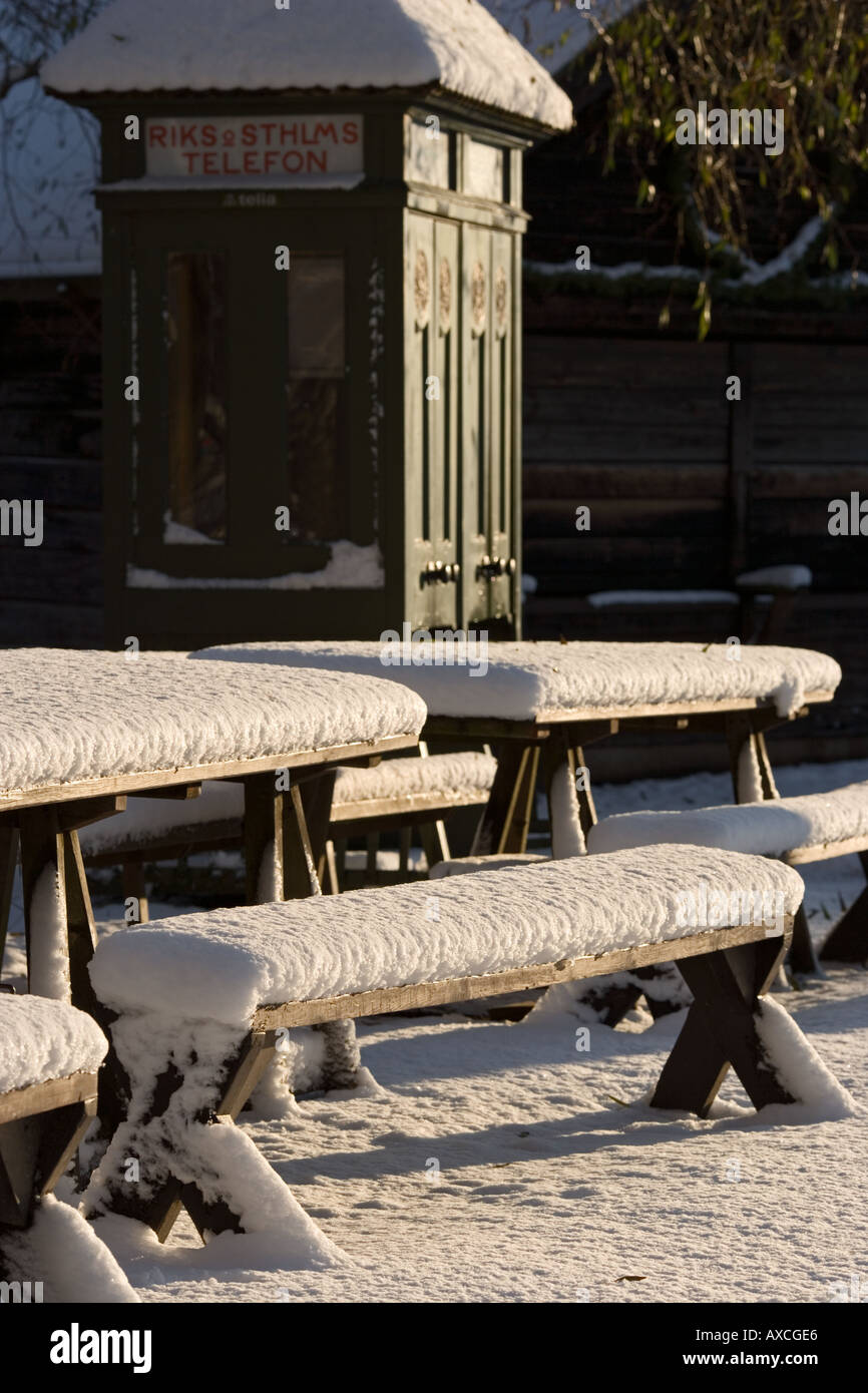 Winter Telephone Winter telephone booth park bench cold travel christmas vertical hi-res ...