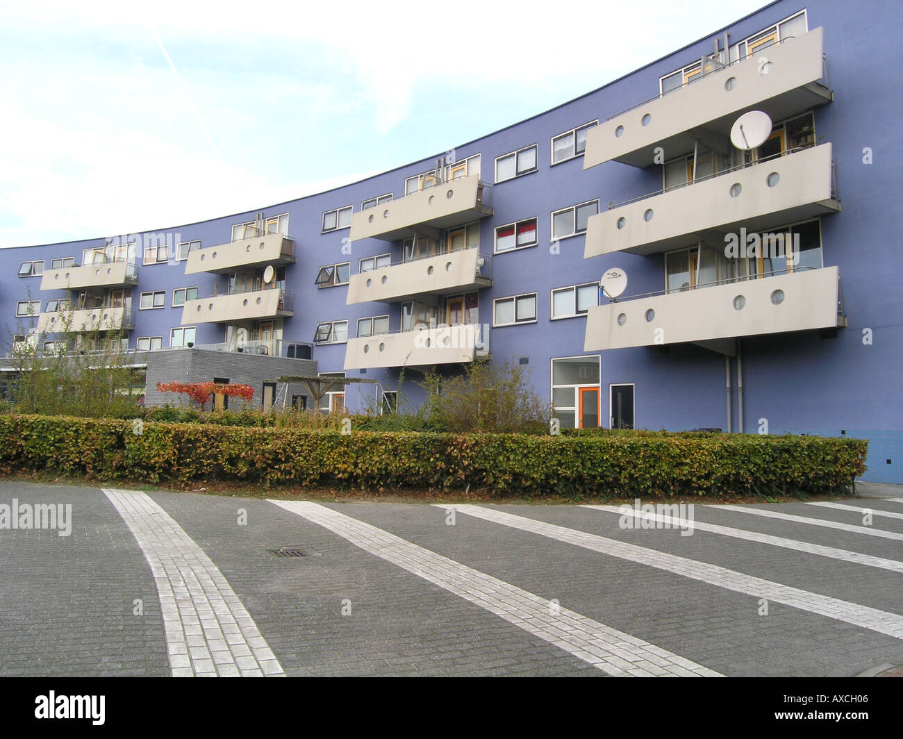 apartment building Almere Netherlands Stock Photo Alamy