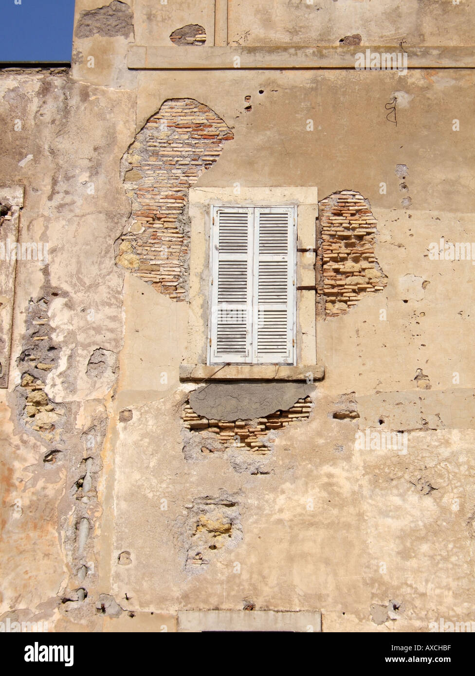 window in rome, italy Stock Photo