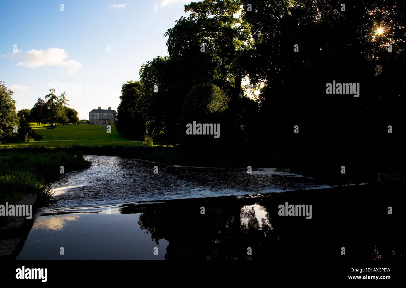 Awbeg River at Doneraile Court, Near Buttevant,  County Cork, Ireland Stock Photo