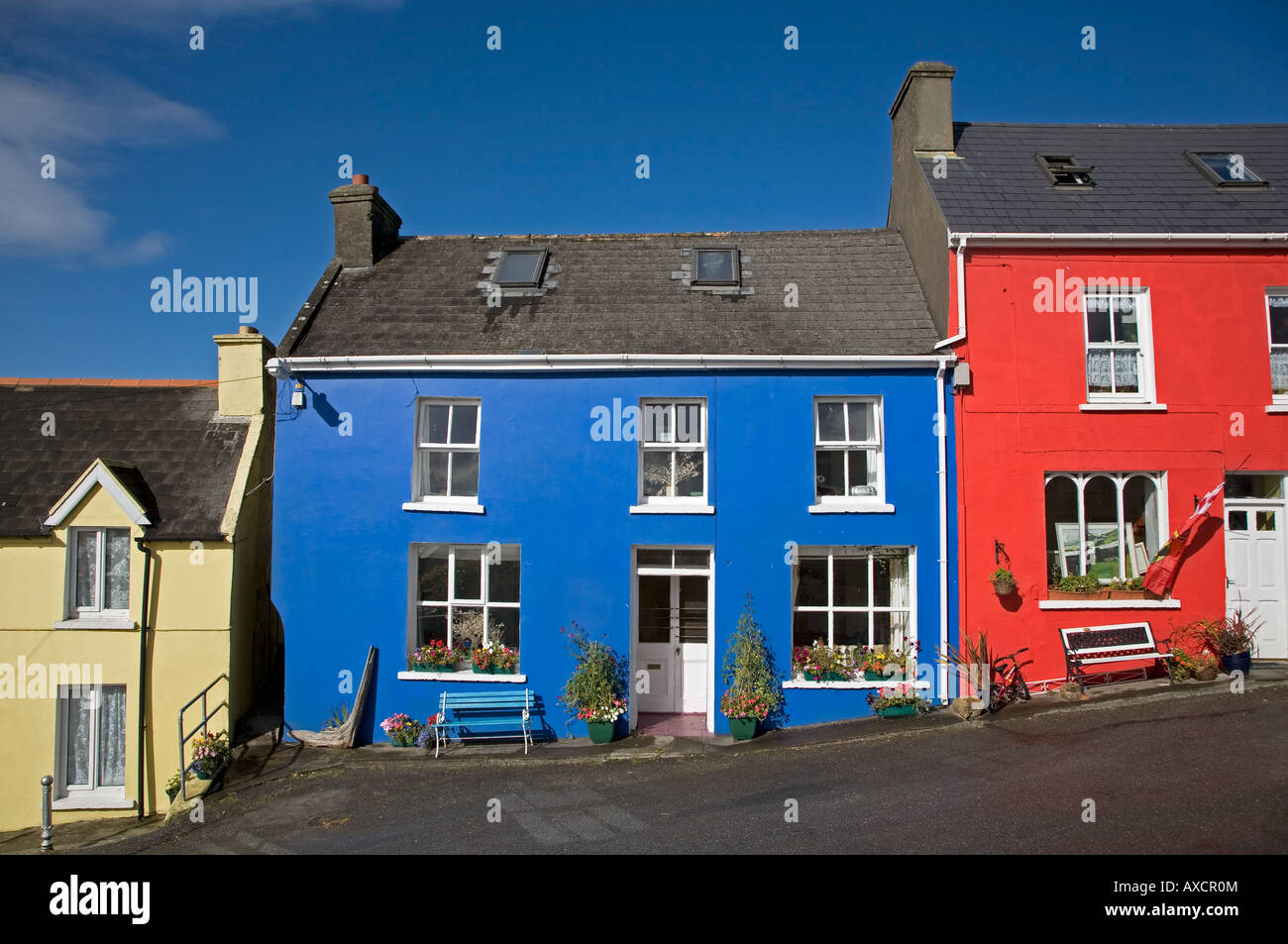 Eyeries Village, Beara Peninsula, County Cork, Ireland Stock Photo Alamy