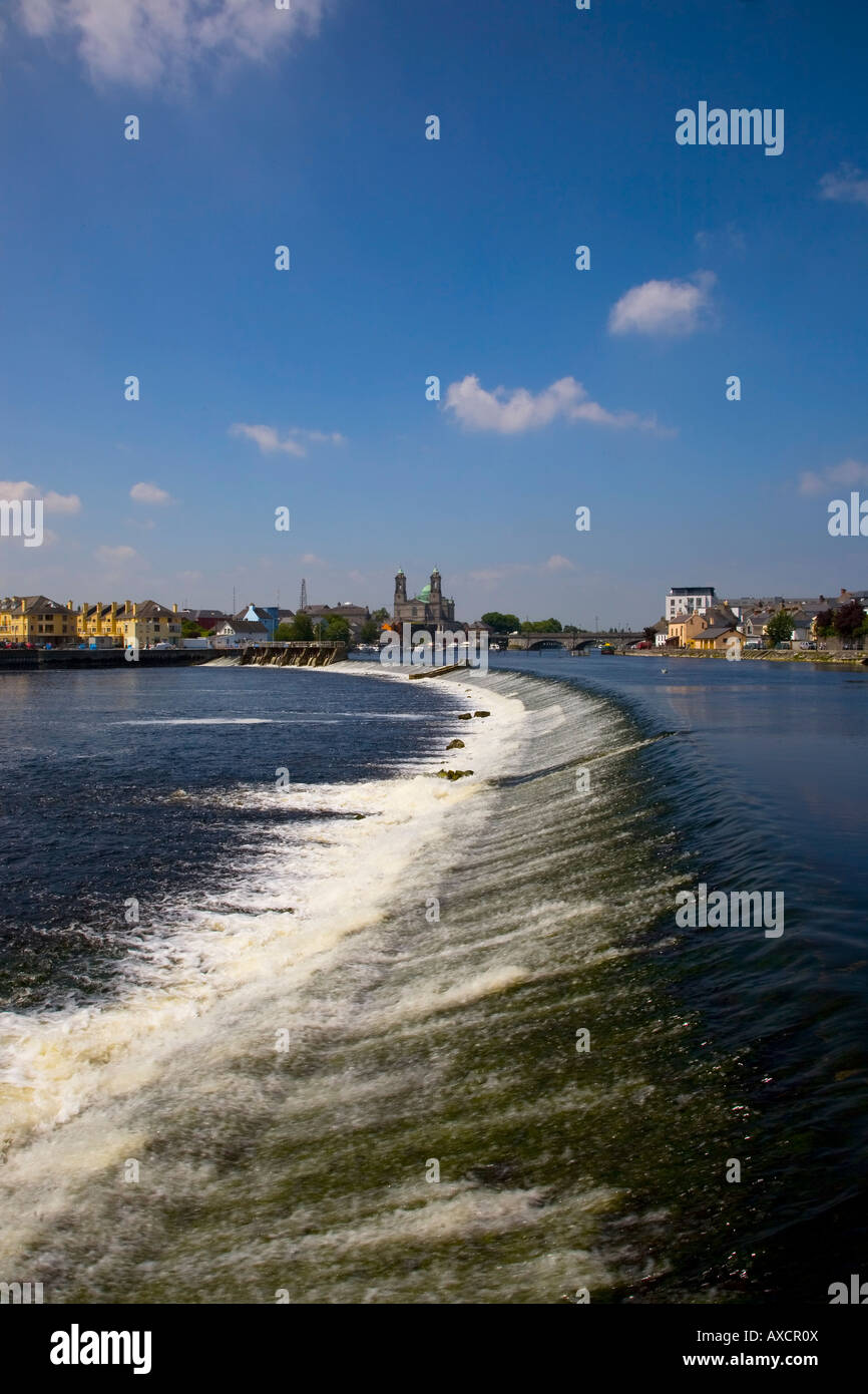 Salmon Leap Weir, Athlone, County Ireland Stock Photo Alamy