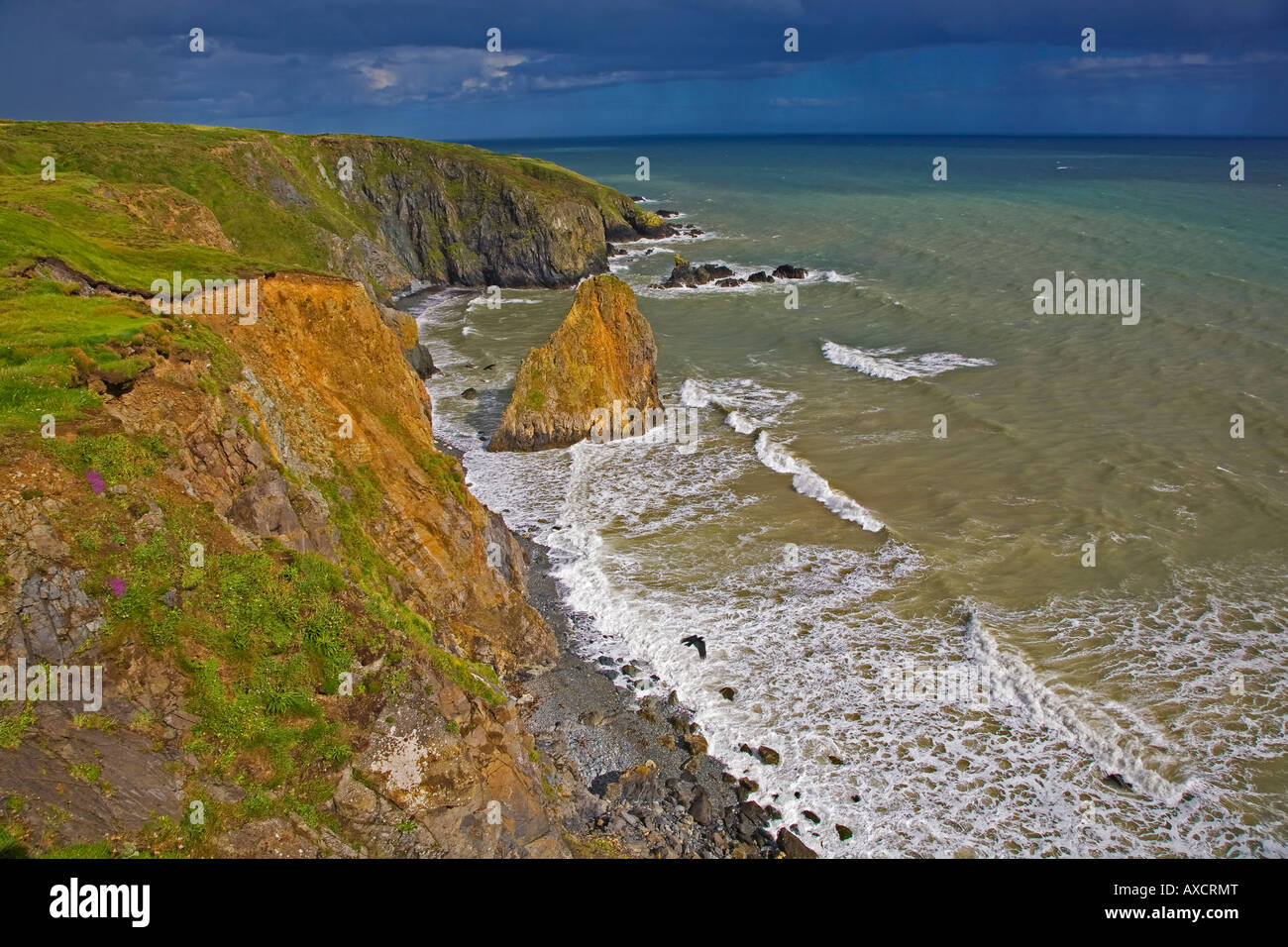 Coastal Copper Mining area near Bunmahon, The Copper Coast, County
