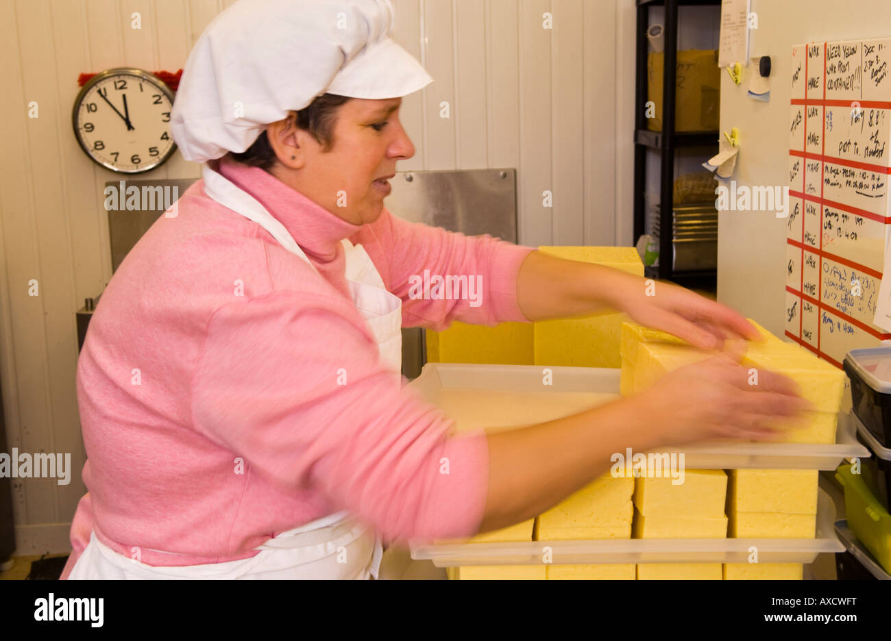 Specialist cheese maker Blaenafon Cheddar Company Blaenavon Torfaen