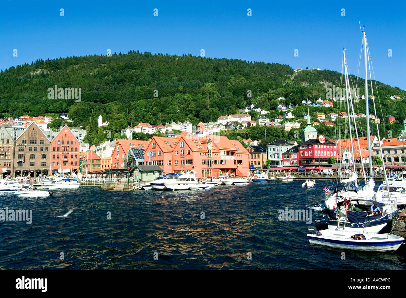 Harbour.Bergen.Norway Stock Photo