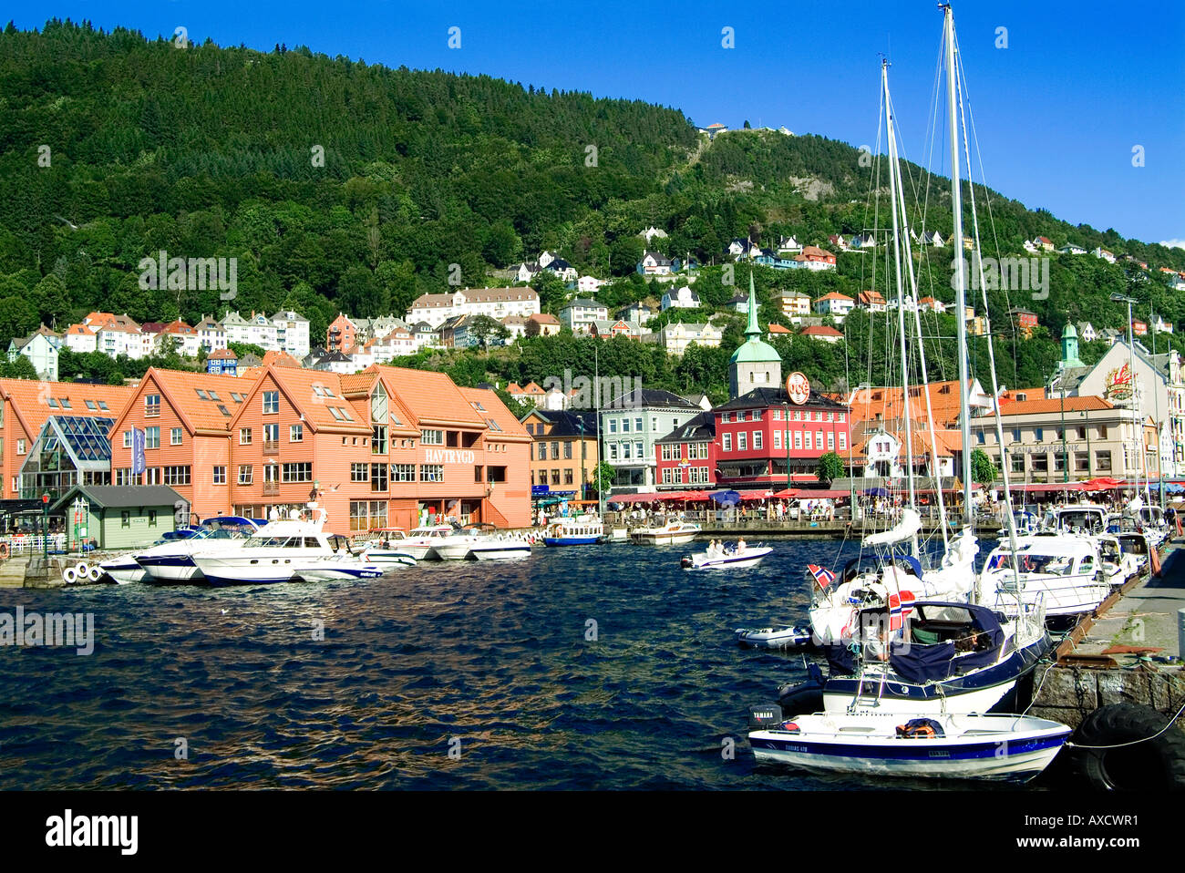 Harbour. Bergen. Norway Stock Photo