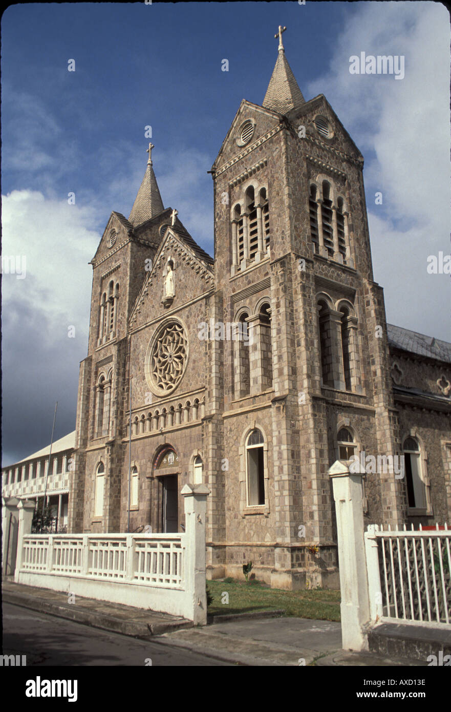 Caribbean St Kitts Basseterre Catholic Cathedral Stock Photo Alamy   Caribbean St Kitts Basseterre Catholic Cathedral AXD13E 