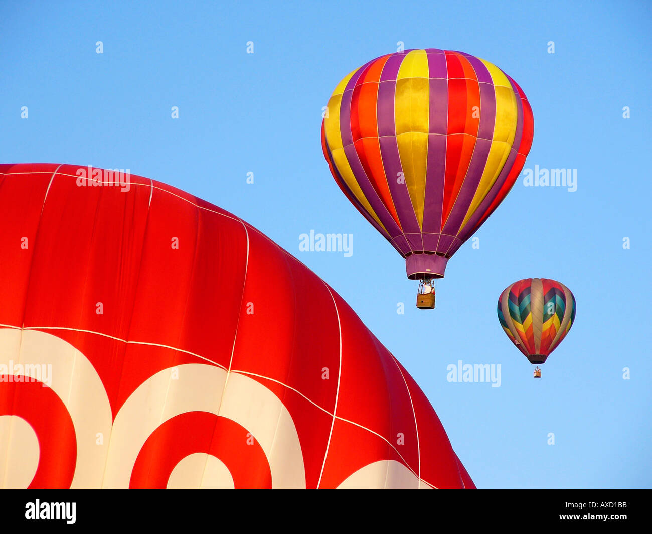 Hot Air Balloon Races Stock Photo Alamy