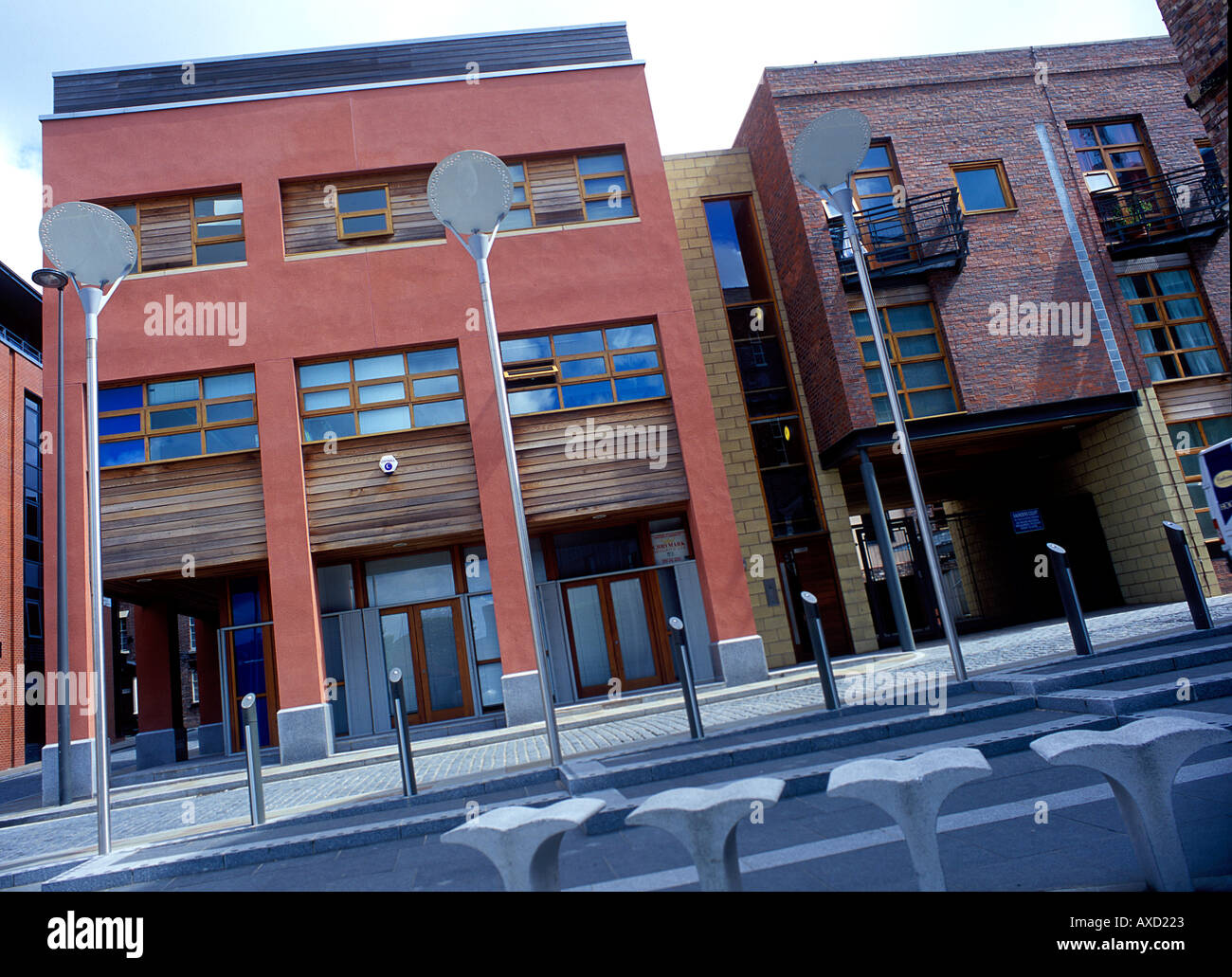 The regenerated Campbell Square Liverpool UK Stock Photo Alamy