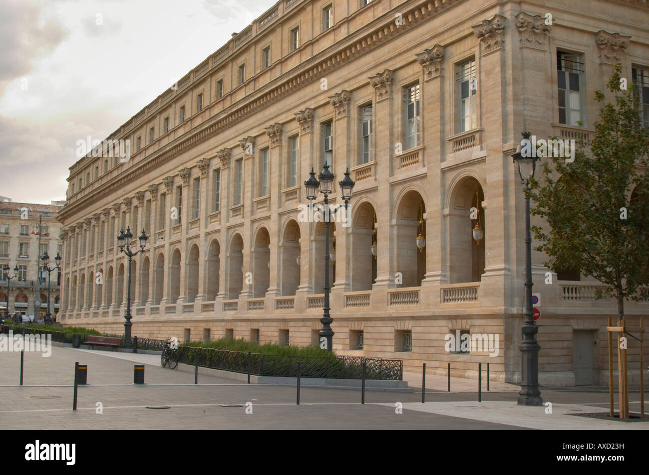 Bordeaux, France - May 6, 2019: Place De La Comedie And Bordeaux Grand Theatre France Image260708709