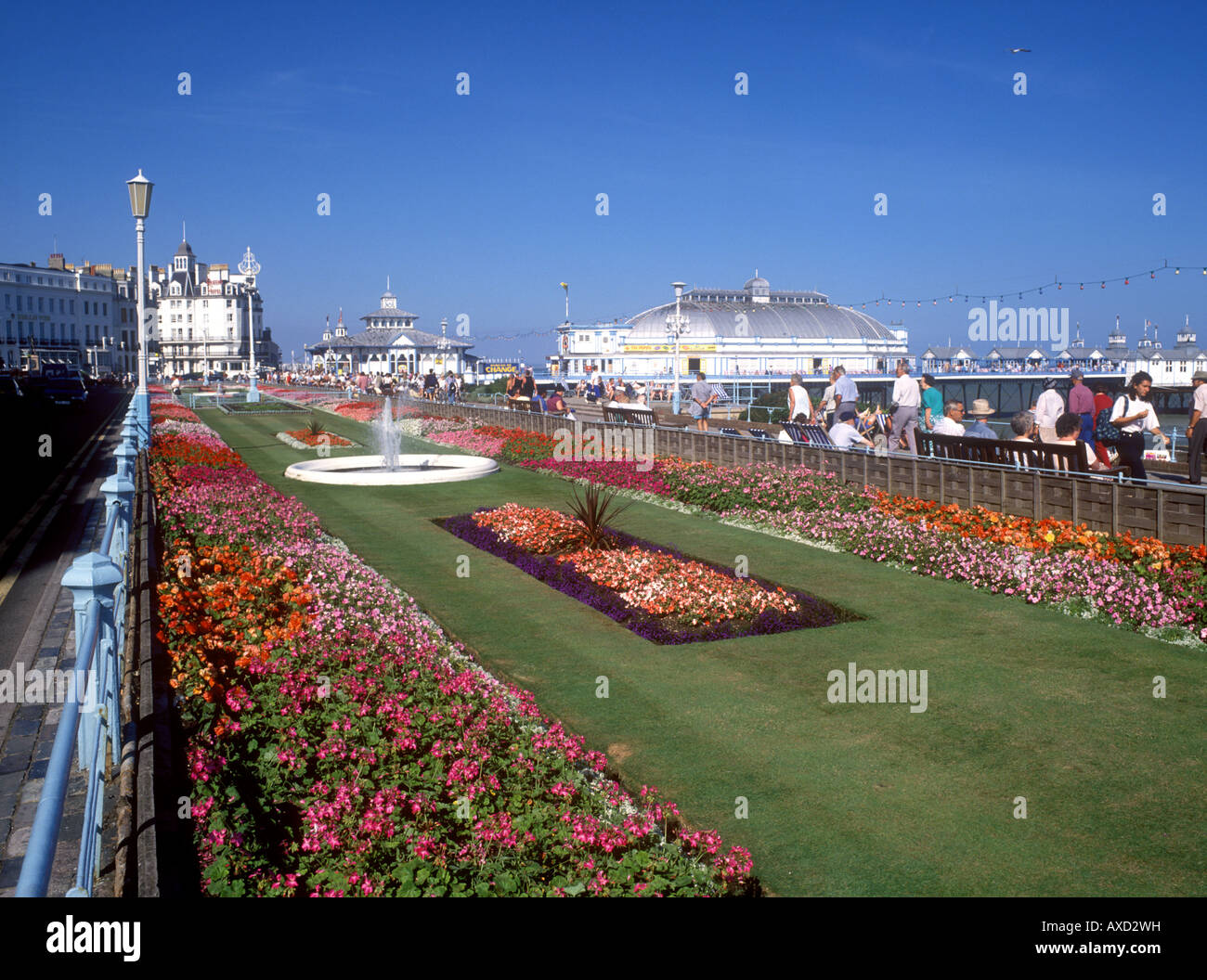 Eastbourne Colourful Carpet Gardens Stock Photo Alamy