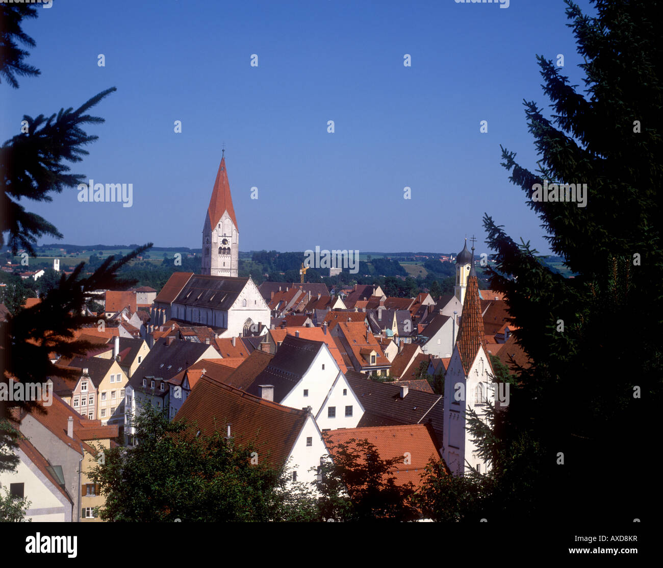  Rooftop view of Kaufbeuren Stock Photo - Alamy Bildidee 