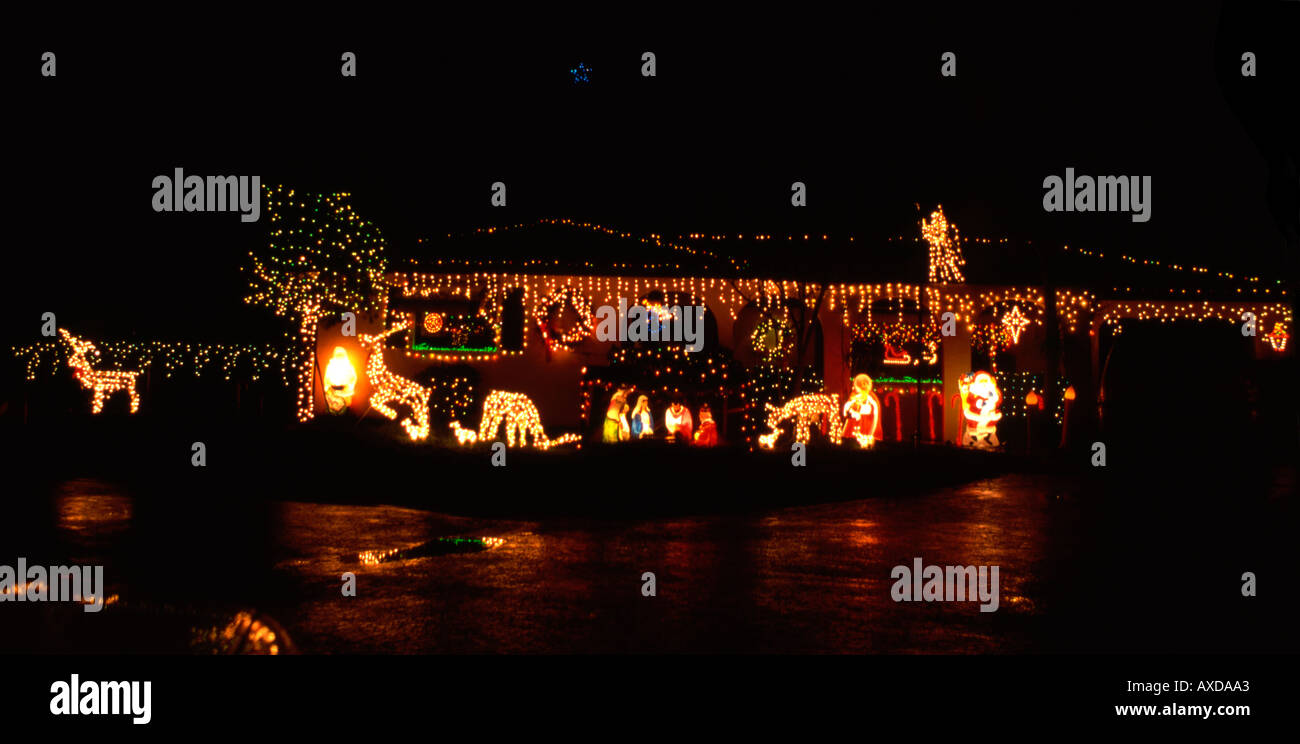 Christmas lights in Florida Stock Photo Alamy