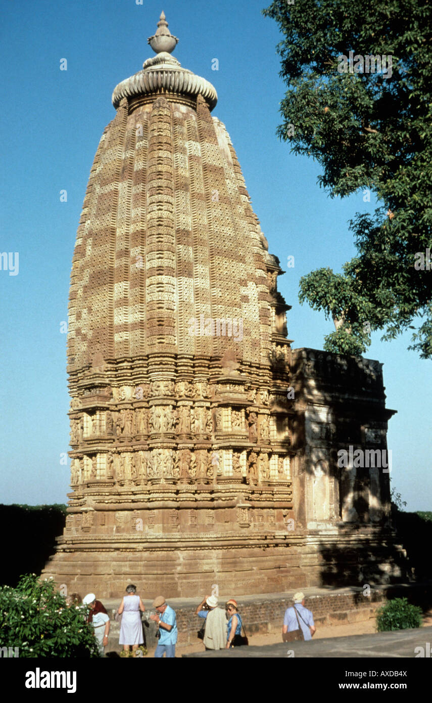 Khajuraho (india) Adinath (jain) temple 11th century A.D. Stock Photo