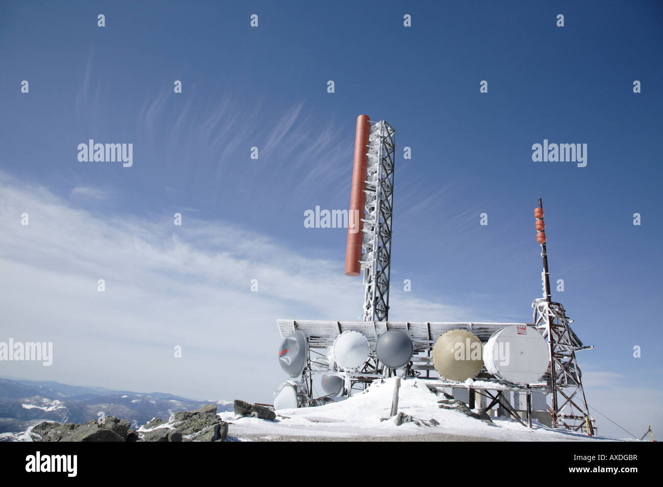 Mount Washington during the winter months Located in the White ...