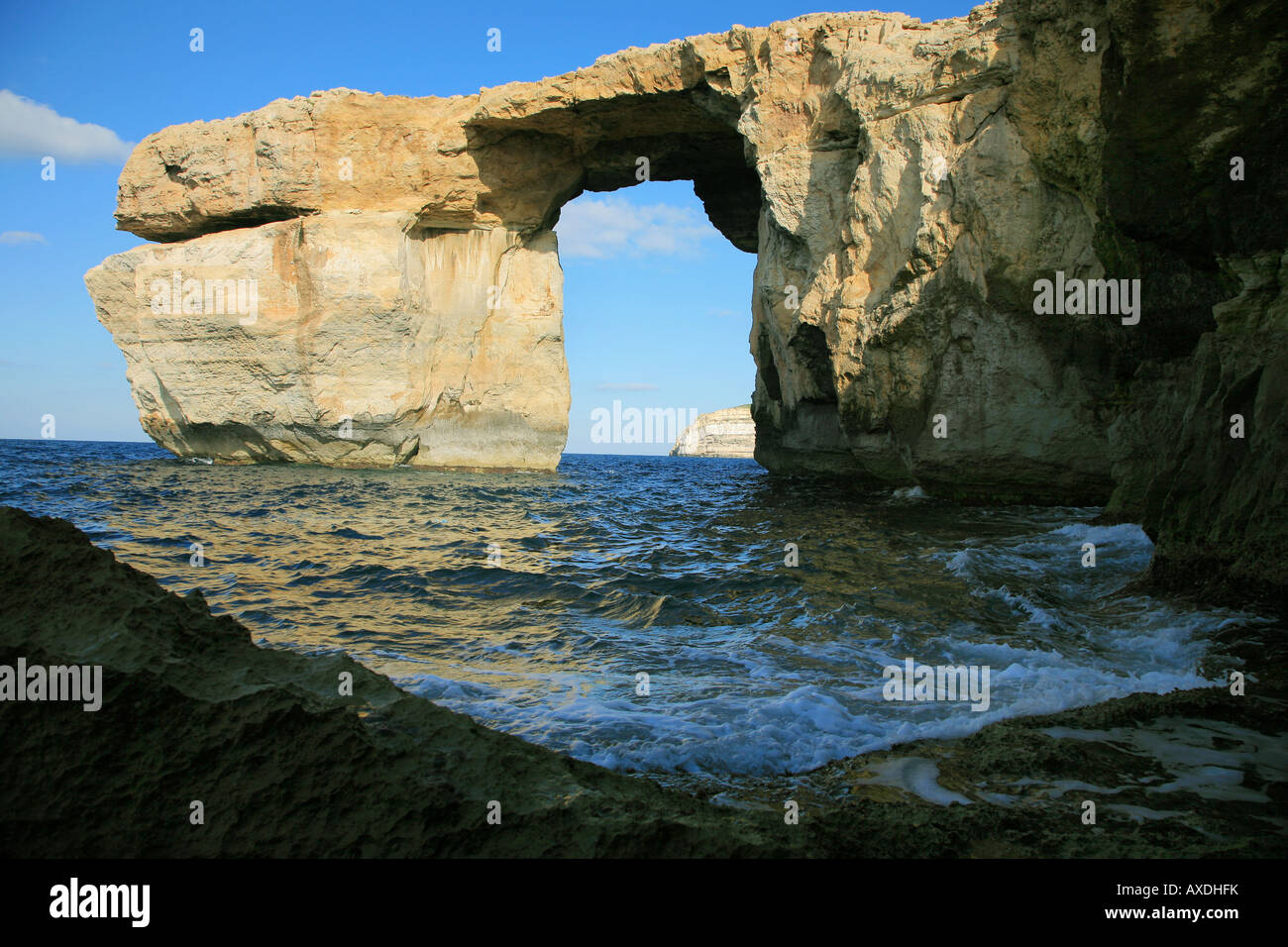The Azure window Gozo Malta Stock Photo